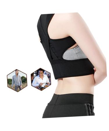 FRCOLOR Humpback Correction Belt | Best Posture Corrector & Shoulder Support Brace - Black - Buy Online on GoSupps.com