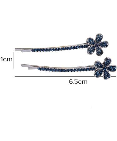 Women Alloy Hair Clip Vintage Hair Pins Rhinestone Barrettes Flower Bobby Pins Hair Care Tools Beauty Accessories For Female Girls Style4 - Buy Online on GoSupps.com