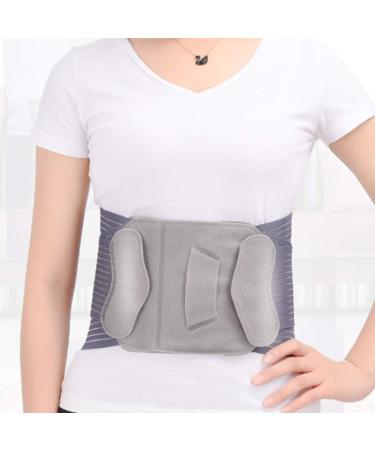 Buy Lumbar Support Belts for Men & Women - Relieve Waist Pain Warmth & Steel Plate Support (Gray M) - Buy Online on GoSupps.com