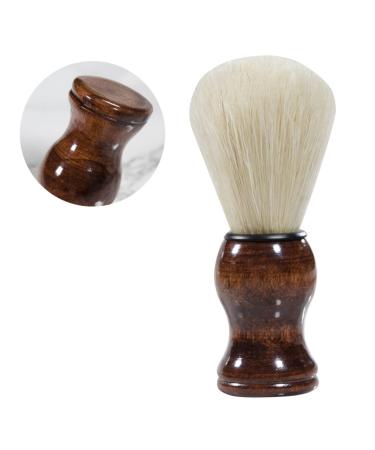 Fomiyes Bartkamm Bartbrush for men soft beard brush men Bart Cleaning brush shaving brush for men wooden man model 11x3.2cm bristle