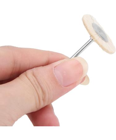 Nail Drill Bit Brush Manicure Tool Nail Drill Accessory Practical for Home Use and Nail Salon(T type white) - Buy Online on GoSupps.com