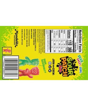 SOUR PATCH KIDS Soft and Chewy Candy 1 x 99g Box American Import - Buy Online on GoSupps.com