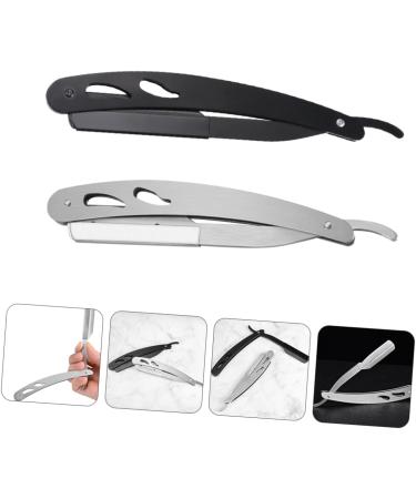 Buy Minkissy 2pcs Vintage Razor Holder & Man Scraper - Durable Stainless Steel | International Shipping Available - Buy Online on GoSupps.com