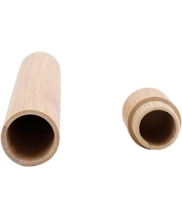 Viagasafamido Bamboo Toothbrush Case | Portable Eco-Friendly Bamboo Holder for Travel & Outdoor Use - Buy Online on GoSupps.com