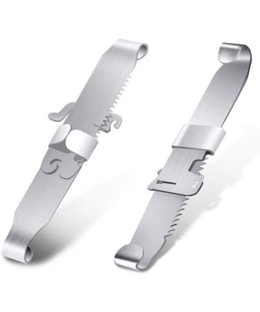 Bezox 2PC Ingrown Toenail Tools - Nail Correction Buckle & Lifter Surgical Stainless Steel for Paronychia Treatment (Size 37-40) | International Shipping Available - Buy Online on GoSupps.com