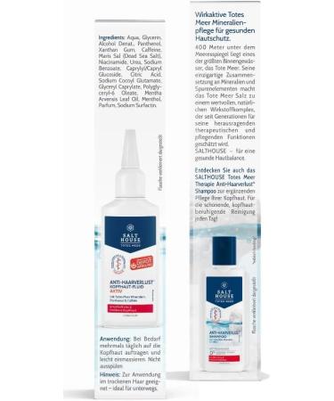 Salthouse Totes Meer Therapie Active Scalp Fluid with Caffeine and Urea for Hereditary Hair Loss 75ml - Buy Online on GoSupps.com
