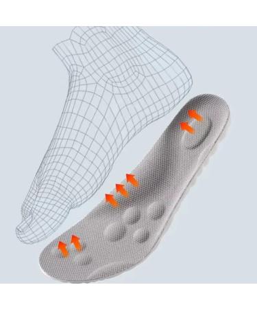 CSCDD High Elasticity Latex Sport Insoles Breathable Shock Cushion Arch Support for Men & Women (Size 35-36 - Buy Online on GoSupps.com