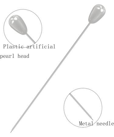 100 Teardrop Pearl Corsage Pins for DIY Jewelry & Wedding Decor - 2 Inch - Buy Online on GoSupps.com