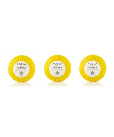 Acqua di Parma Pleated Bath Soaps - Set of 3  50 gram soaps