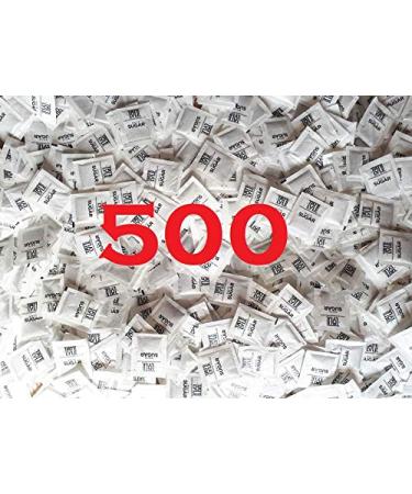 White Sugar Sachets Pure Granulated Cane Individually Wrapped (500 sachets)