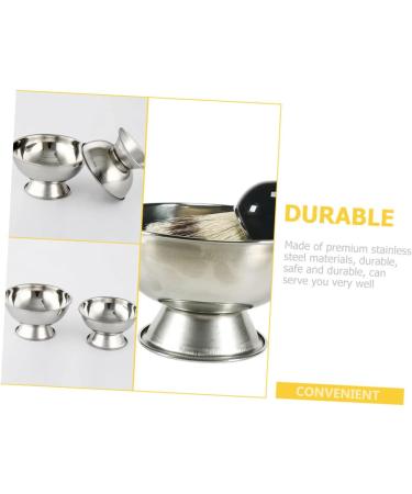 Fomiyes 5th High Impact Stainless Steel Razor Mug & Shaving Bowl - Durable Shaving Accessories for Men - Buy Online on GoSupps.com