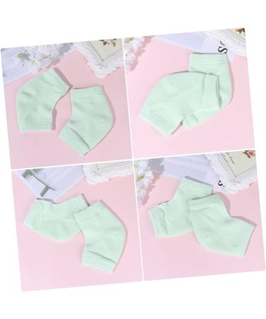 minkissy 2 Pairs High Heels for Men Socks for Men Plantar Socks Heel Socks Heel Sleeve Silicone Foot Heel Anti-Crack Socks Gel Socks Moisturizing Gel Socks Socks Toe Socks - Buy Online on GoSupps.com