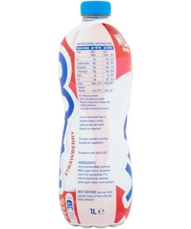 Yazoo Strawberry Milk Drink 1 Litre - Buy Online on GoSupps.com