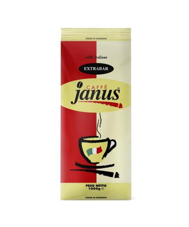 Coffee beans obtained by artisan roasting, creamy coffee with intense taste, extra bar blend 70% arabica - 30% robusta, Italian espresso, 1 kg