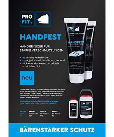 Pro Fit Skin Protection Cream with Panthenol - Intensive Care for Sensitive & Dry Skin | 100ml Regenerating Hand Cream for Contaminated Skin - International Shipping Available - Buy Online on GoSupps.com