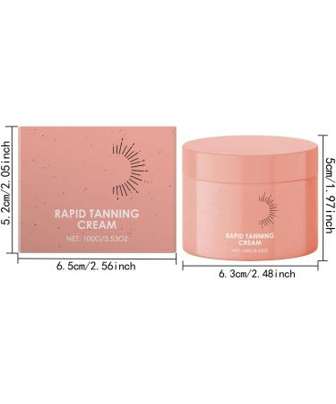 2PC Hydrating Tanning Enhancer Tanning Extender Bronze Hydrating Milk Self Tanner Cream Natural and Fast Tan Without Sun Light & Non-greasy Formula Matte Skin Convient Tous les Types de Peau - Buy Online on GoSupps.com