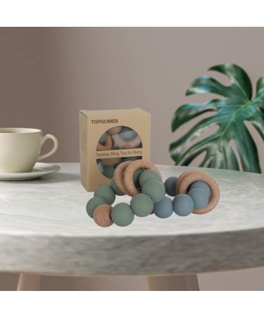 Sage Silicone Baby Teether | Food Grade & BPA Free Teething Toy - Buy Online on GoSupps.com