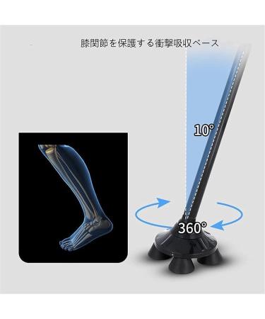 Canes Seniors Four Leg Walking Stick Retractable 10 Adjustable Heights with LED Light Lightweight Portable Comfy Base for Men Women Star of Light - Buy Online on GoSupps.com
