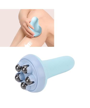 5 Magnet Bead Massage Roller - Handheld 360 Rotating Slimming Ball Massager Tool (Blue) | Enhance Relaxation & Wellness - Buy Online on GoSupps.com