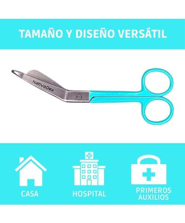 Buy Bandage Scissors - Blunt Tip First Aid Scissors 14.5 cm Blue - Fast International Shipping - Buy Online on GoSupps.com