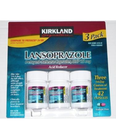 Kirkland Signature Lansoprazole 42 Capsules