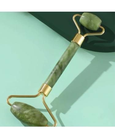 Roller Natural Jade with Guasha for the face reduces wrinkles and puffy eyes tightens the skin.