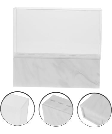 FRCOLOR Eyelash Tweezer Stand Lash Tweezers Spatula Holder Display Stand Lash Cluster Tweezers Makeup Brush Holder Eyelashes Extension Supplies Tweezers Display Rack White Acrylic 17.50X16.00X4.00CM - Buy Online on GoSupps.com