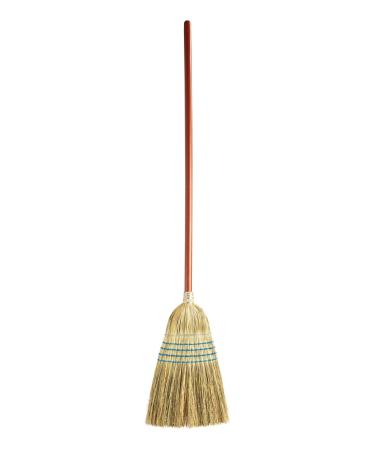 Rubbermaid Commercial Heavy-Duty Corn Broom, 1 1/8 Wood Handle, Blue (FG638300BLUE) - Buy Online on GoSupps.com