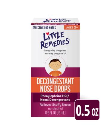 Little Remedies Little Noses Decongestant Drops - 0.5 oz (2 Pack) - Buy Online on GoSupps.com
