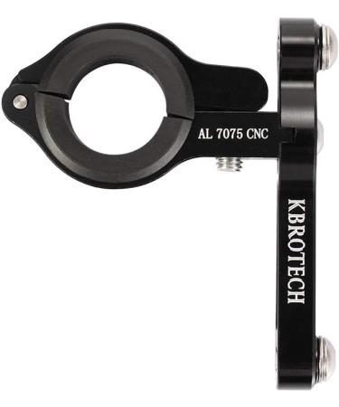 Kbrotech Adjustable Bicycle Water Bottle Cage Holder Mount Adapter - Ultra Strong 7075 Aluminum - Black - Buy Online on GoSupps.com