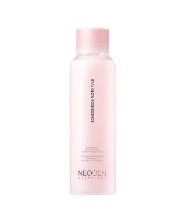 DERMALOGY by NEOGENLAB Hyal Glow Rose Essence - Hydrating Essence with 74% of Damask Rose Water Damask Rose Flower Oil & Damask Rose Extract 160ml / 5.41 oz