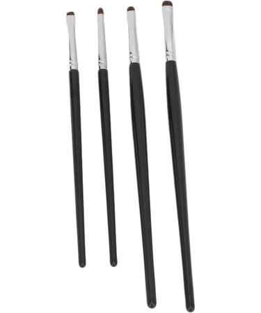 4pcs Eye Shadow Eyeline Brushes Soft Brush Comfortable Handle Hair Detail Makeup Brush Kit - Buy Online on GoSupps.com