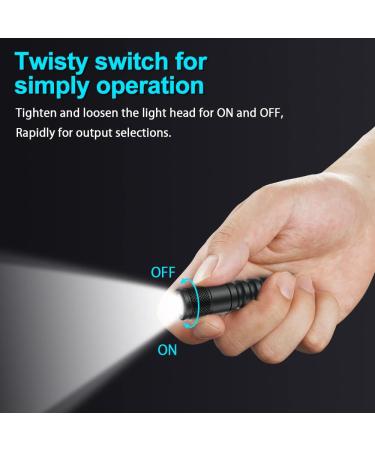 LUMINTOP EDC01 Keychain Flashlight - 200 Lumens, Pocket Size, 36 Hours Long Lasting, IPX8 Waterproof - Black - Buy Online on GoSupps.com