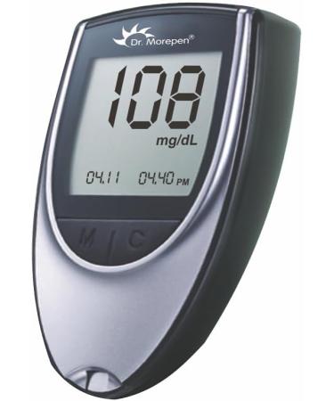 Dr. Morepen BG-03 Glucometer with 25 Strips - Multicolor - Buy Online on GoSupps.com