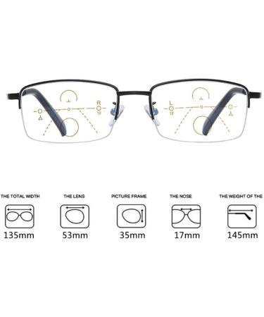 Blue Light Blocking Computer Readers 1.25 - Progressive Multifocus Reading Glasses - Buy Online on GoSupps.com