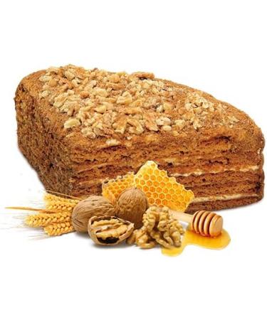 Tooludic Honeycake Medovnik Original Classic 380g honeydew is made 100 by hand according to a traditional old Slavic recipe Consists of five separate honey leaves with two types of cream - Buy Online on GoSupps.com