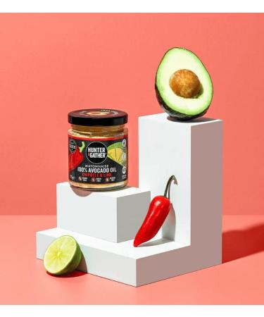 Chipotle & Lime Avocado Oil Mayonnaise 175g | Paleo Keto Avocado Mayo with British Free Range Egg Yolk | Sugar & Gluten Free | Smoky & Fiery Flavor | Pack of 1 - Buy Online on GoSupps.com