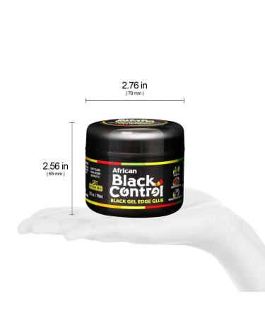 ButiAngeles African Black Gel Edge Glue 5X Extreme Hold 3 fl. oz. - Pack of 1 - Buy Online on GoSupps.com