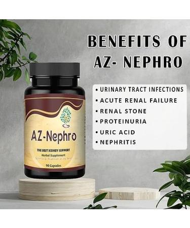 Nephro Supplement - 90 Tablets for Kidney & Urinary Tract Infections and Uric Acid Control - Buy Online on GoSupps.com