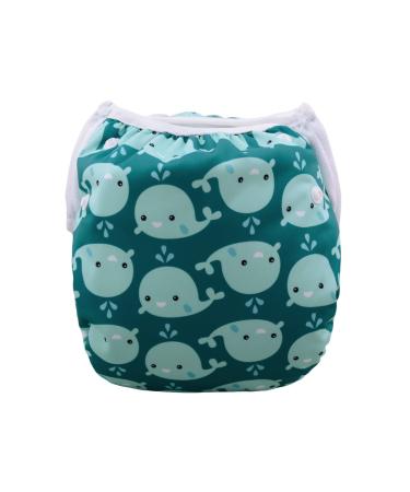 Alvababy 2 Pack Adjustable Swimming Diapers for Infants & Toddlers 0-2 Years - Reusable Snap Design - Buy Online on GoSupps.com
