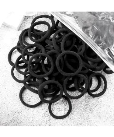 100 Pcs Multicolor Elastic Hair Ties Ponytail Holders - Soft Seamless Hairbands for All Hair Types - Buy Online on GoSupps.com