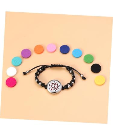 VALICLUD 3pcs Aromatherapy Bangle Diffuser Set | Essential Oil Bracelet & Perfume Locket for Stress Relief - Buy Online on GoSupps.com