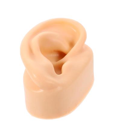 FRCOLOR artificial ear model Model Body earrings supplies puncture tool ear model props Toy prank ear false ears fake human ear silicone ear ear acupuncture jewelry