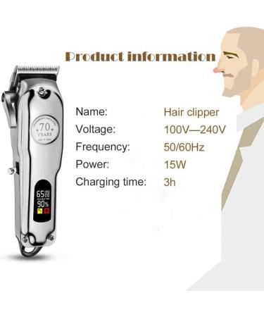 Professional Cordless Hair Clippers & Trimmer | Easy Hair Clipper Kit for Men - Rechargeable Beard & Hair Cutting Set - Buy Online on GoSupps.com