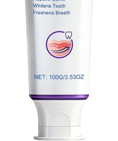 Whitening Toothpaste for Adults 100g Safe Cleansing Toothpaste for Enamel Anti-Stain | Gentle Natural Toothpaste with Fresh Anti-Stain Action | Refreshing Safe for Enamel Gum Health - Buy Online on GoSupps.com