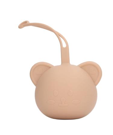 Shop Silicone Pacifier Case - Easy to Clean Dustproof & Soft for Newborns | Practical Coffee Color Design - Buy Online on GoSupps.com