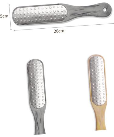 Ipetboom Foot Pedicure Tools Pedicure Tools for Foot Scraper Remover File Heel Scrubber Foot File Remover Double Sided Foot Exfoliator Stainless Steel Foot File Pedicure Accessories - Buy Online on GoSupps.com