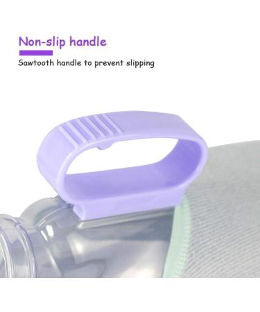 VOCA Female Urinal Container 700mL - Spill-Proof Portable Pee Bottle for Women - Easy to Clean - Home Bedridden Device - Buy Online on GoSupps.com
