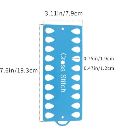 20 Pack Embroidery Floss Organizer - Cross Stitch Supplies & Needlework Thread Holder - Sewing Tools for DIY Craft - Mixcolor - Buy Online on GoSupps.com