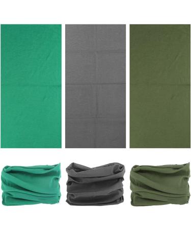 VANCROWN Headband Neck Gaiter 12PCS Solid Color - Unisex Face Mask Bandana - Buy Online on GoSupps.com